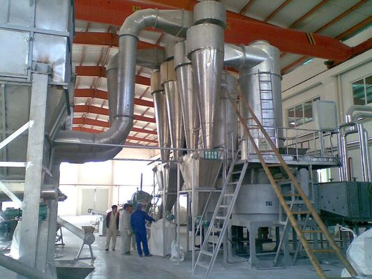 คุณภาพ  Food Grade Pneumatic Flash Dryer Machine For High Moisture Carbon White / Oxide โรงงาน