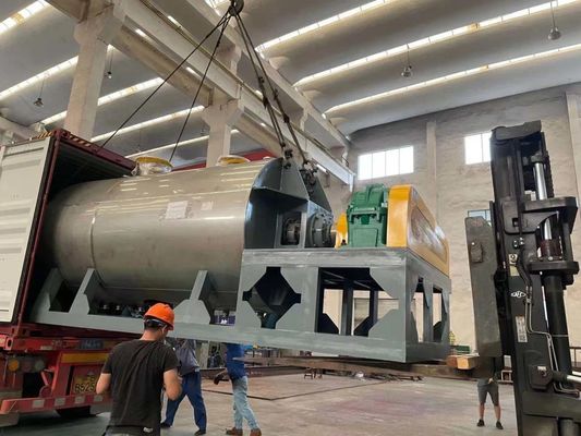 เครื่องเป่าแบบต่อเนื่องประสิทธิภาพสูง 6000L Industrial Paddle Dryer