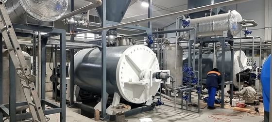 เครื่องเป่าแบบต่อเนื่องประสิทธิภาพสูง 6000L Industrial Paddle Dryer