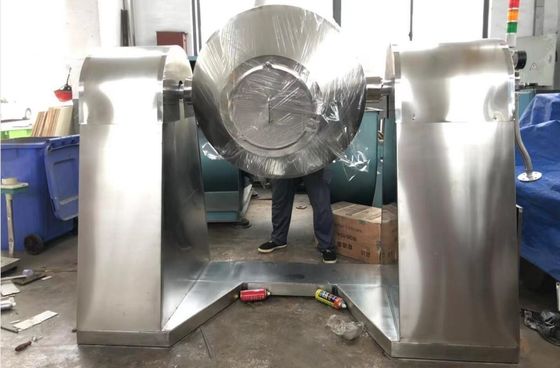 0.75kw -15kw เครื่องผสมอุตสาหกรรม 5000L เครื่องเป่าสูญญากาศกรวยคู่แบบหมุน