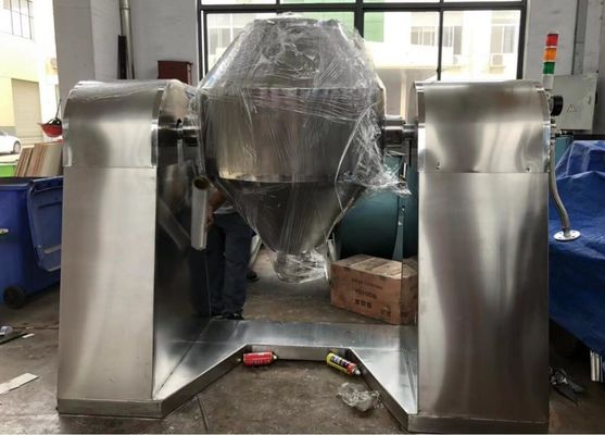 0.75kw -15kw เครื่องผสมอุตสาหกรรม 5000L เครื่องเป่าสูญญากาศกรวยคู่แบบหมุน