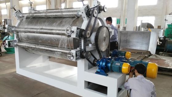 แป้งข้าวโพด / เครื่องอบแห้งข้าวสาลี 220V 380V Rotating Drum Dryer