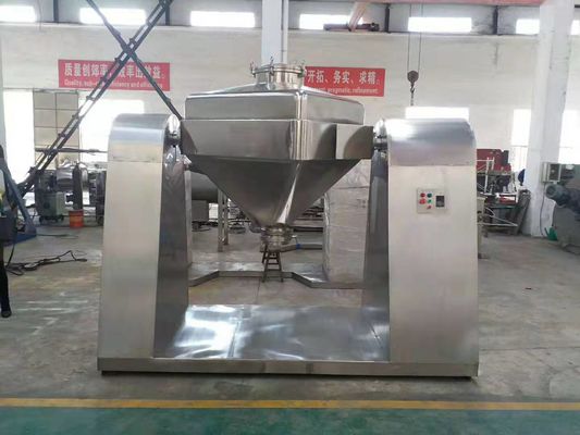 เครื่องผสมผงสแตนเลส 2rpm - 20rpm Square Cone Mixer