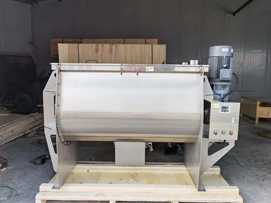 WLDH แนวนอน Ribbon Blender Mixer 250L-10000L Double Helix Ribbon Blender