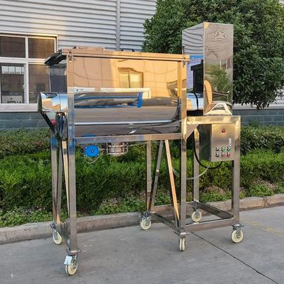 WLDH แนวนอน Ribbon Blender Mixer 250L-10000L Double Helix Ribbon Blender