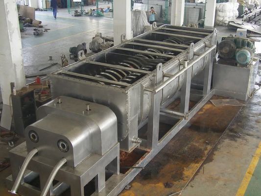 Q235A SS304 อุปกรณ์บำบัดน้ำเสีย Hollow Blade Dryer