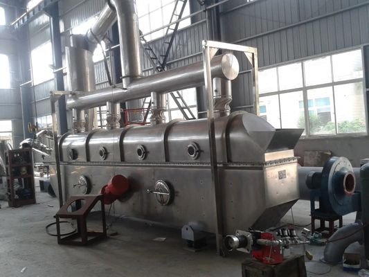 เครื่องแห้งเตียงแบบเหลวที่ประหยัดพลังงาน ด้วยระบบควบคุม PLC และความจุ 100-1000 กิโลกรัมต่อชั่วโมง